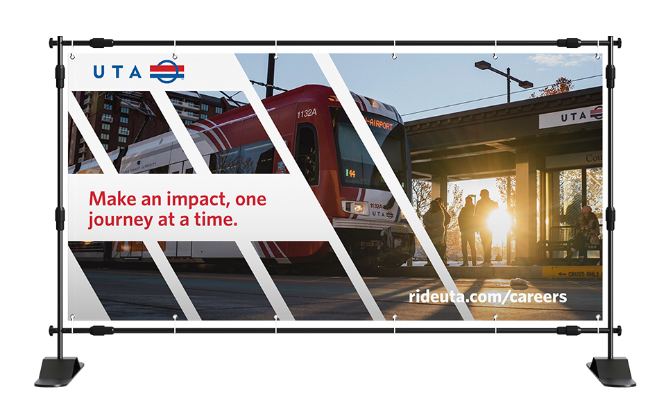 Billboard created for Utah Transit Authority by the Appcast Brand & Creative team